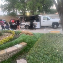 Taco Truck at the complex for the residents.