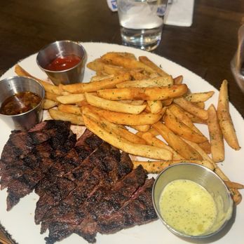 Pressbox - Cajun Skirt Steak (10 oz) - Sports Bars Near Me - Chicago, Illinois Pressbox - Cajun Skirt Steak (10 oz) - Sports Bars Near Me - Chicago, Illinois