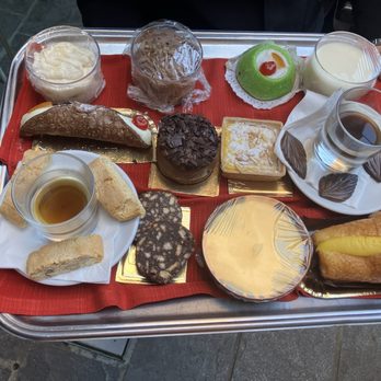 Pane e Vino - Desert menu (they bring the actual tray to show you) - Italian Near Me - Milan, Michigan