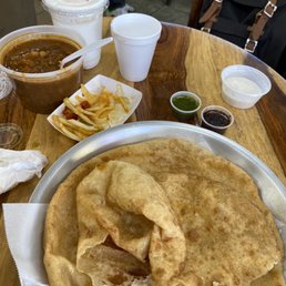 Their best-seller: Cholle Bhatura. Their best-seller: Cholle Bhatura.