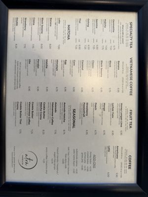 Menu photo 1 Atra Cafe Fountain Valley, CA