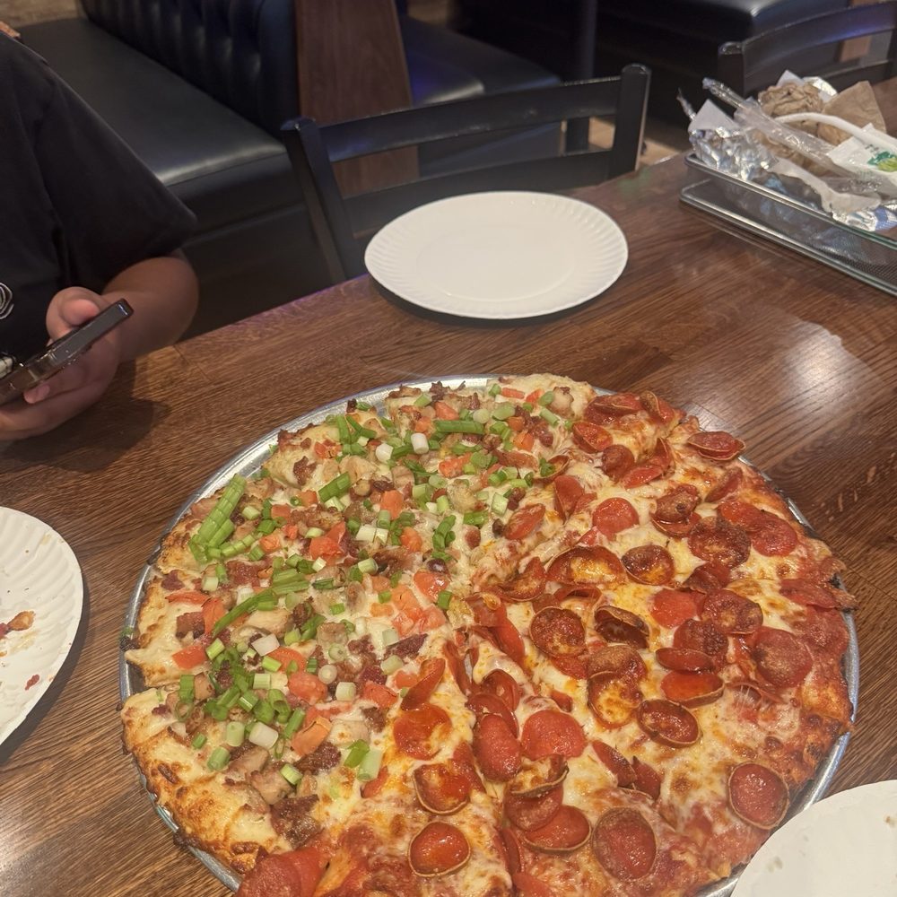 Mountain Mike's Pizza - Half Pep Half Chicken Club!! - Pizza Near Me - Fremont, California Mountain Mike's Pizza - Half Pep Half Chicken Club!! - Pizza Near Me - Fremont, California