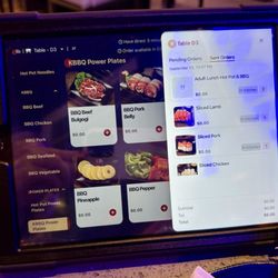 KPOT Korean BBQ & Hot Pot - I love that you order your food through an iPad!