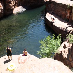 Wet Beaver Creek Trail - If water is murky, don't assume it's shallow. Water was pretty clear when we went.