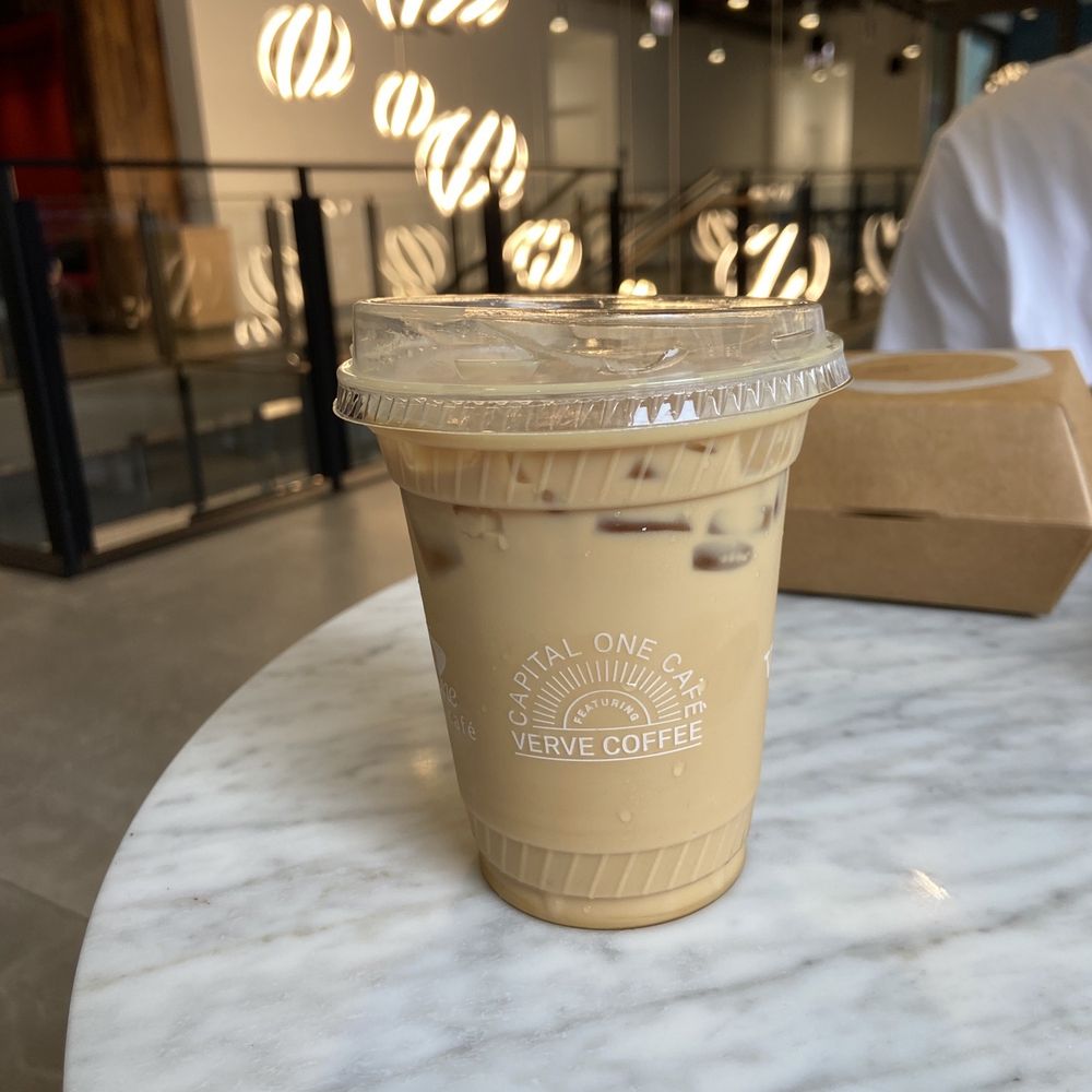 Capital One Café - Lavender honey iced coffee - Banks & Credit Unions Near Me - Chicago, Illinois