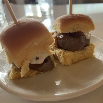 Dougherty's Steakhouse & Raw Bar - Fantastic filet sliders from the happy hour menu - Steakhouses Near Me - Atlantic City, New Jersey Dougherty's Steakhouse & Raw Bar - Fantastic filet sliders from the happy hour menu - Steakhouses Near Me - Atlantic City, New Jersey