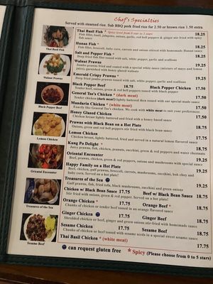 Menu photo 4 Chan's Place Woodinville, WA