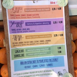 Veggie Wave - Menu (the pick me up was SO good)