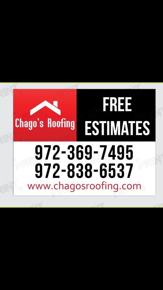 Slide of Chago's Roofing