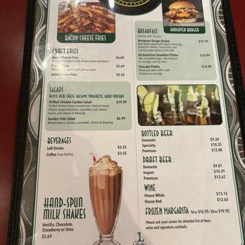 Hubcap Grill - Menu April 2024 - Burgers Near Me - Houston, Texas