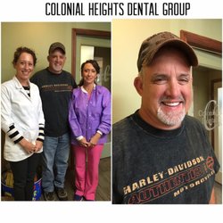 Colonial Heights Dental Group - Dr. Creech and Cheri helped Michael achieve his ideal smile!