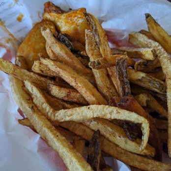Foster's Grill - Five-piece Buffalo Wings order with fries. - American Near Me - Bristow, Virginia
