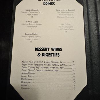 Patron Saint - dessert menu - Steakhouses Near Me - Rochester, New York Patron Saint - dessert menu - Steakhouses Near Me - Rochester, New York