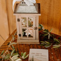 Beautiful Things - Wedding lantern decor - ribbon and artificial silk flowers