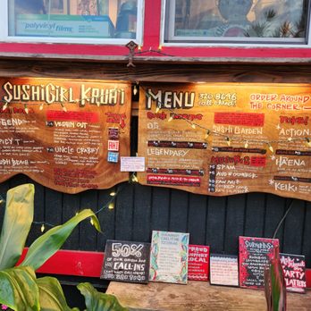 Sushigirl Kauai - Menu - Sushi Bars Near Me - Kilauea, Hawaii Sushigirl Kauai - Menu - Sushi Bars Near Me - Kilauea, Hawaii