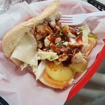 Jack's Sub - Chicken BBQ Sub 6" Deliciousness - Burgers Near Me - El Monte, California