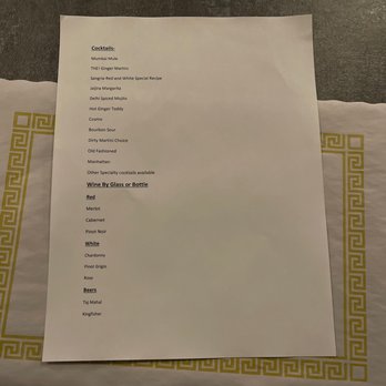 Empyrean Kitchen - Cocktail Menu - Indian Near Me - Hoboken, New Jersey Empyrean Kitchen - Cocktail Menu - Indian Near Me - Hoboken, New Jersey
