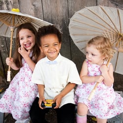 Lily Spruce - Parasols available for rental. Photo by JP Langlands.