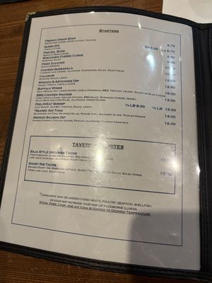 Menu photo 4 Windward Tavern Alpharetta, GA