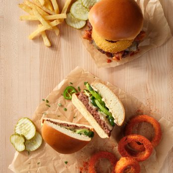Wings and Rings - two burgers and french fries - Chicken Wings Near Me - Minot, North Dakota