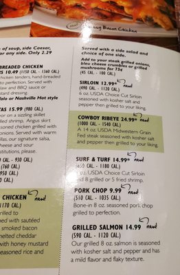 Menu photo 4 Beef 'O' Brady's Brandon, FL