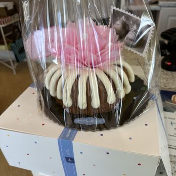Nothing Bundt Cakes - Bundt cake serves 8. This was strawberries and cream. I also got mini Bundt cupcakes, a dozen different flavors for the baby shower. - Desserts Near Me - Houston, Texas Nothing Bundt Cakes - Bundt cake serves 8. This was strawberries and cream. I also got mini Bundt cupcakes, a dozen different flavors for the baby shower. - Desserts Near Me - Houston, Texas