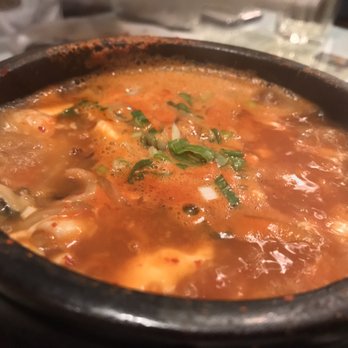 Manna - Seafood tofu soup - Korean Near Me - San Francisco, California Manna - Seafood tofu soup - Korean Near Me - San Francisco, California