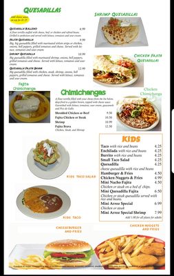 Menu photo 3 El Carnaval Licking, TX Menu photo 3 El Carnaval Licking, TX