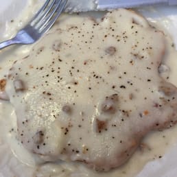 Country Fried Steak? Aside from bacon and deli sliced ham I'm not sure I've come across a thinner piece of meat.