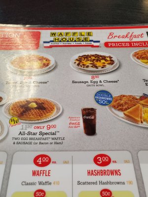 Menu photo 3 Waffle House - Bryant Bryant, AR