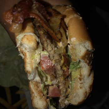 Famous Cafe - Avocado bacon cheeseburger - Burgers Near Me - Carson, California