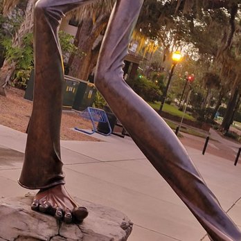 Monument in Right Feet Major - So beautiful when the sunrises - Public Art Near Me - Orlando, Florida Monument in Right Feet Major - So beautiful when the sunrises - Public Art Near Me - Orlando, Florida