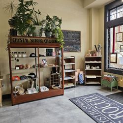 Crystal Spring Grocery - The entrance area.
