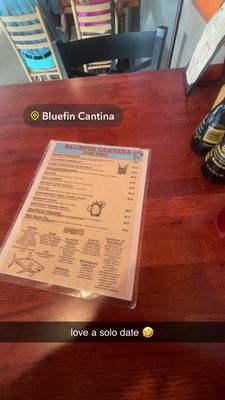 Menu photo 1 Bluefin Cantina Edisto Island, SC
