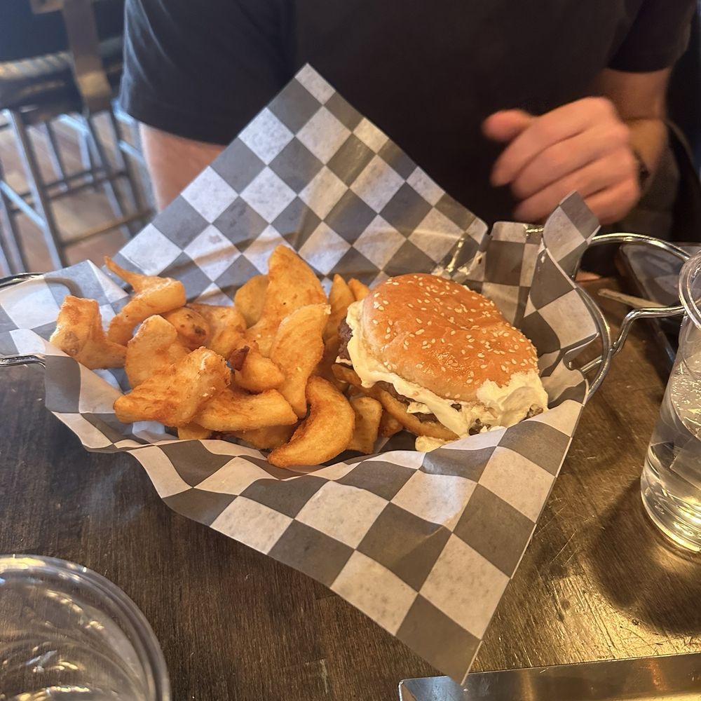 The Goat - Billy Goat Smash Burger and fries - Pubs Near Me - Carmel, Indiana