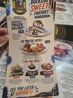 Menu photo 5 Gator's Dockside Lake Mary Lake Mary, FL