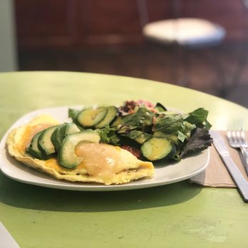 Cafe De L' Opera - Omelet with a side salad - try the ghost pepper cheese! - Coffee & Tea Near Me - San Diego, California Cafe De L' Opera - Omelet with a side salad - try the ghost pepper cheese! - Coffee & Tea Near Me - San Diego, California