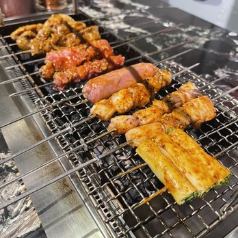 Honolulu Skewer House - Beef skewers, C5. Chicken Heart, M4. Taiwanese Style Sausage, - Chinese Near Me - Honolulu, Hawaii