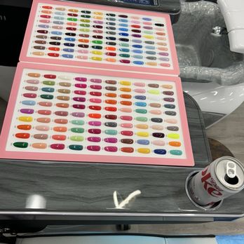 Egyptian Nails & Spa - Nail color choices and my complimentary beverage - Nail Salons Near Me - Summerville, South Carolina Egyptian Nails & Spa - Nail color choices and my complimentary beverage - Nail Salons Near Me - Summerville, South Carolina