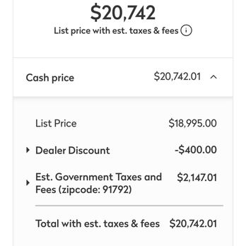 Downey Hyundai - BAIT & SWITCH: The OTD I was quoted via TrueCar - Car Dealers Near Me - Downey, California