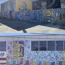 Graffiti Park - Across the street from Houston sign