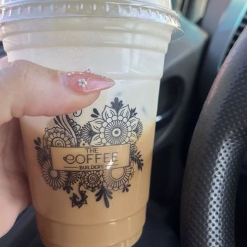 The Coffee Builders - Iced honey lavender oat milk latte - Coffee & Tea Near Me - Phoenix, Arizona The Coffee Builders - Iced honey lavender oat milk latte - Coffee & Tea Near Me - Phoenix, Arizona