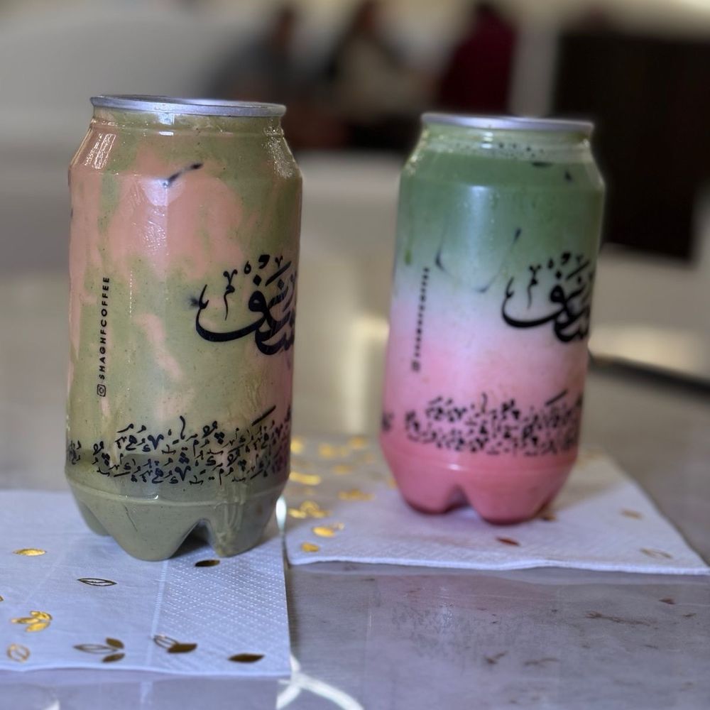 Shaghf Cafe - Pistachio iced latte 7/10 Red velvet matcha 10/10 - Coffee & Tea Near Me - Sugar Land, Texas Shaghf Cafe - Pistachio iced latte 7/10 Red velvet matcha 10/10 - Coffee & Tea Near Me - Sugar Land, Texas