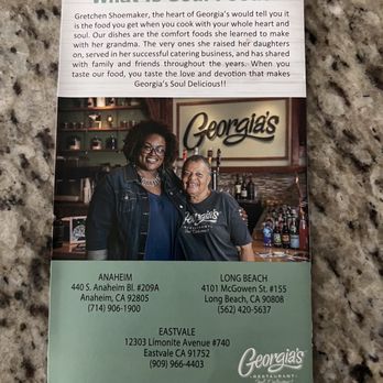 Georgia's Restaurant - Soul Food Near Me - Eastvale, California