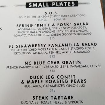 The Ice Plant - Small Plates Menu - Cocktail Bars Near Me - St. Augustine, Florida