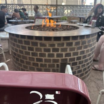Pizza Lobo - Fire pit had "reserved" signage lmao - Pizza Near Me - Chicago, Illinois