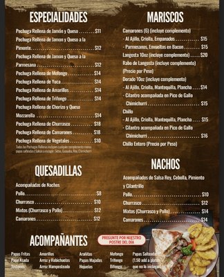 Menu photo 1 Monse's Cafe Aguada, PR Menu photo 1 Monse's Cafe Aguada, PR