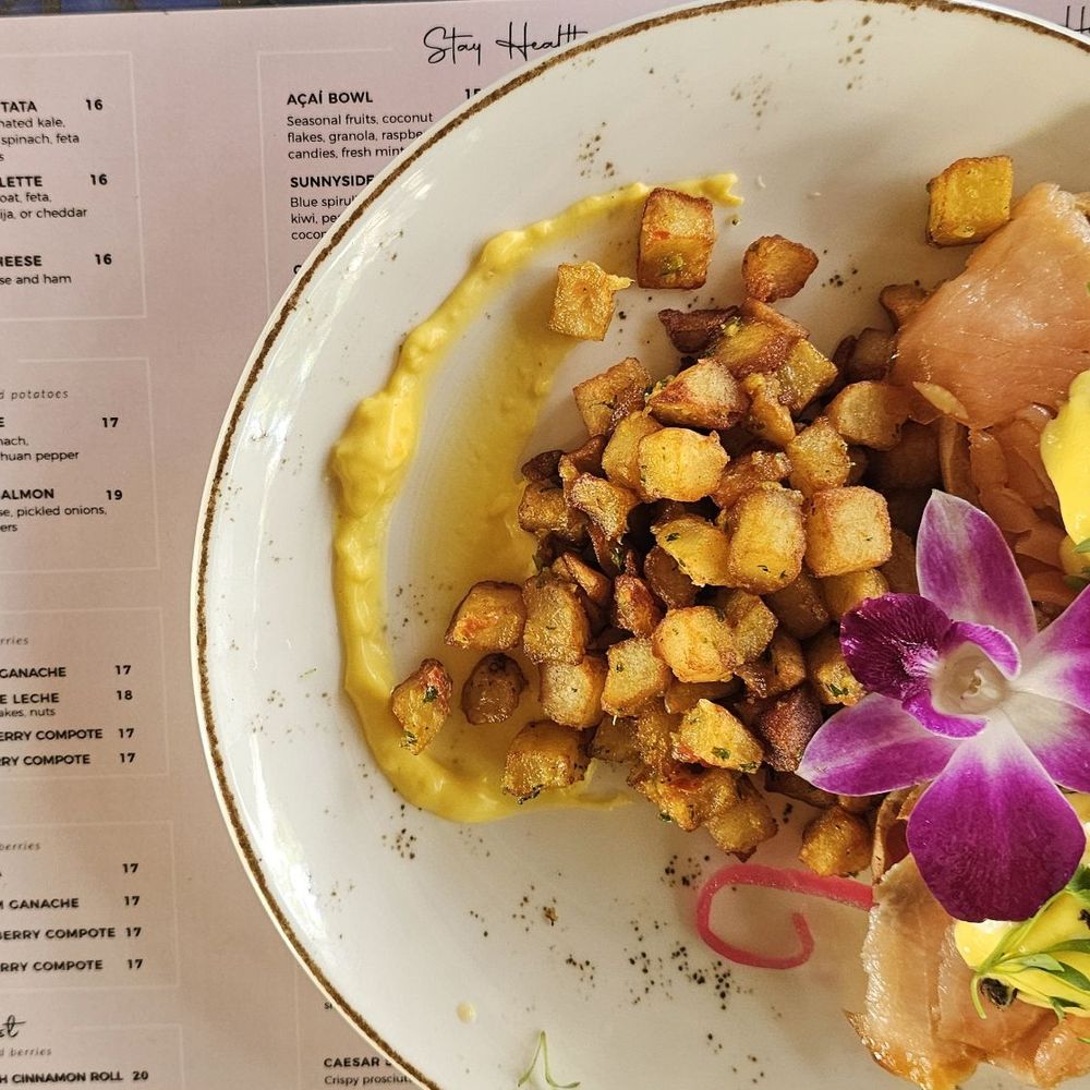 Sunny Side Cafe & Eatery - Smoked salmon with potatoes - Breakfast & Brunch Near Me - Miami, Florida Sunny Side Cafe & Eatery - Smoked salmon with potatoes - Breakfast & Brunch Near Me - Miami, Florida