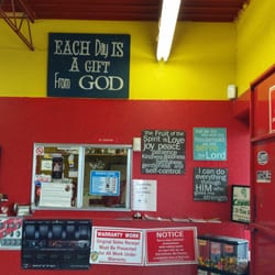 CD Tire Shop - They even had K-Love playing!