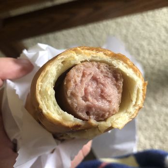 Piroshky & Crepes - Polish Sausage in a Bun Piroshky - Bakeries Near Me - Everett, Washington